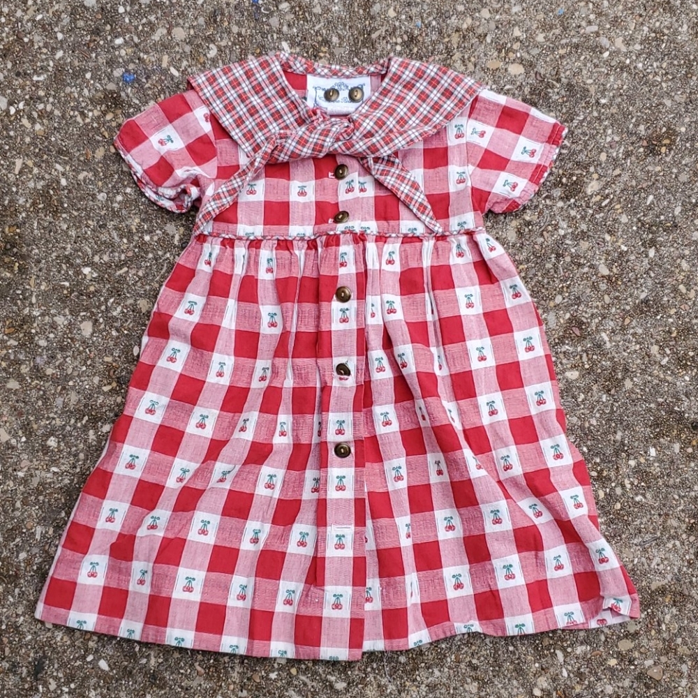 Catherine Rebecca Cherry Picking Girls Dress 4T